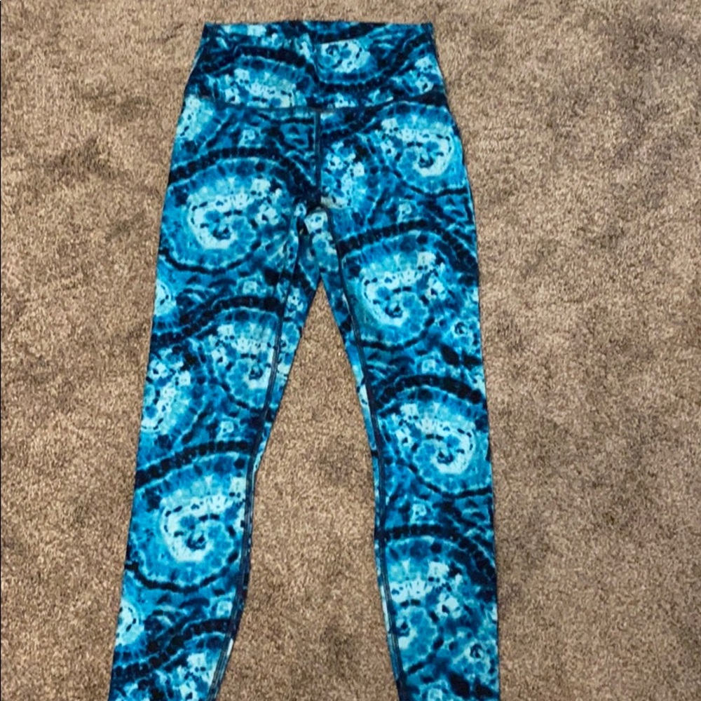 Fabletics HighWaisted Printed Power Flex 7/8 small